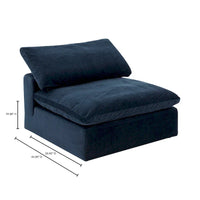 Élément Sectionnel Modulable Moderne Aurelle Home Corbin - Fauteuil Bas
