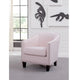 Fauteuil d'appoint Giles Grafton Home avec garniture cloutée
