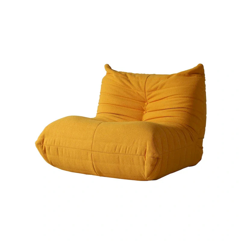 Ensembles canapé paresseux en tissu Teddy pour chambre et salon, pouf poire confortable, canapé de sol