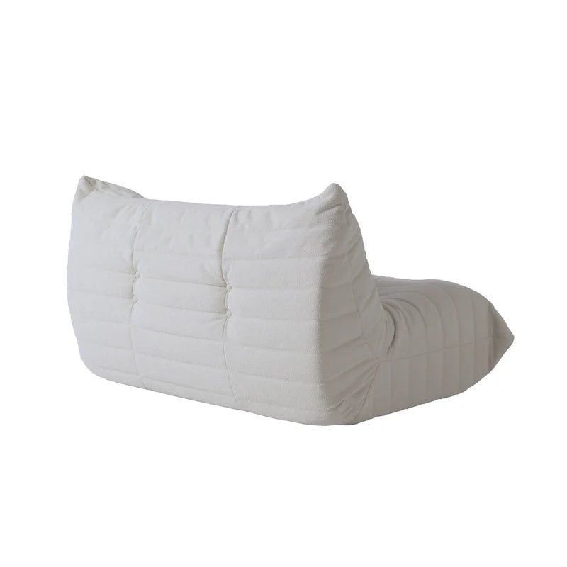 Ensembles canapé paresseux en tissu Teddy pour chambre et salon, pouf poire confortable, canapé de sol