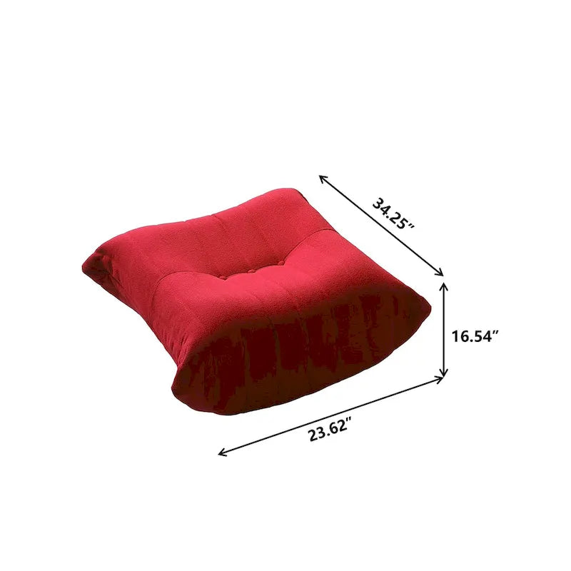 Ensembles canapé paresseux en tissu Teddy pour chambre et salon, pouf poire confortable, canapé de sol