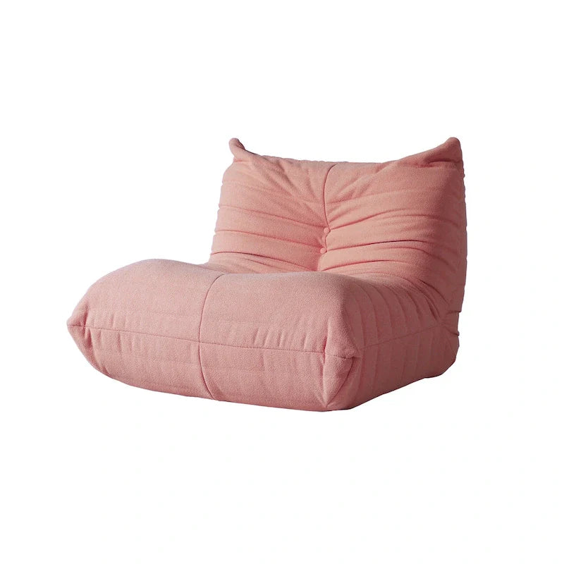 Ensembles canapé paresseux en tissu Teddy pour chambre et salon, pouf poire confortable, canapé de sol