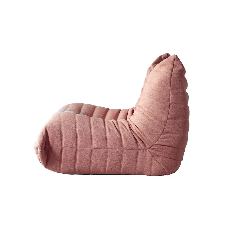 Ensembles canapé paresseux en tissu Teddy pour chambre et salon, pouf poire confortable, canapé de sol