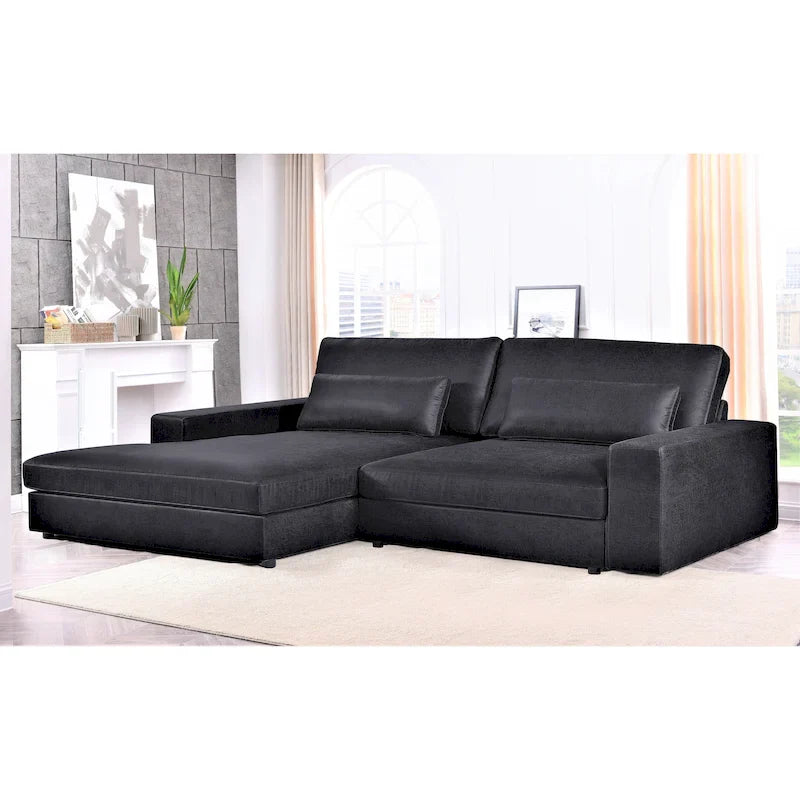 Canapé sectionnel inclinable surdimensionné US Pride Furniture de 105,52 pouces