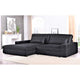 Canapé sectionnel inclinable surdimensionné US Pride Furniture de 105,52 pouces