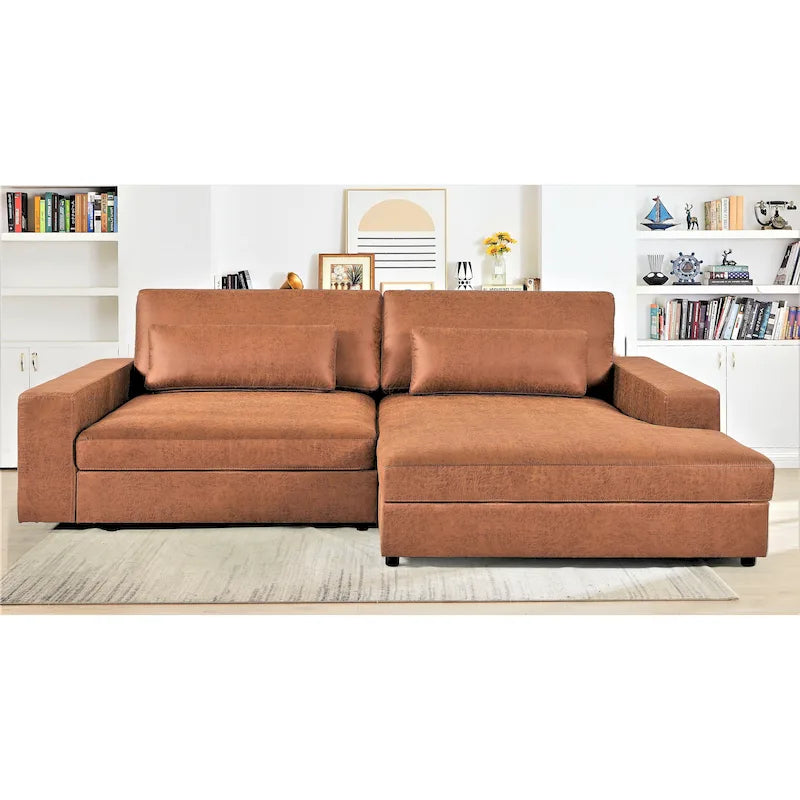Canapé sectionnel inclinable surdimensionné US Pride Furniture de 105,52 pouces