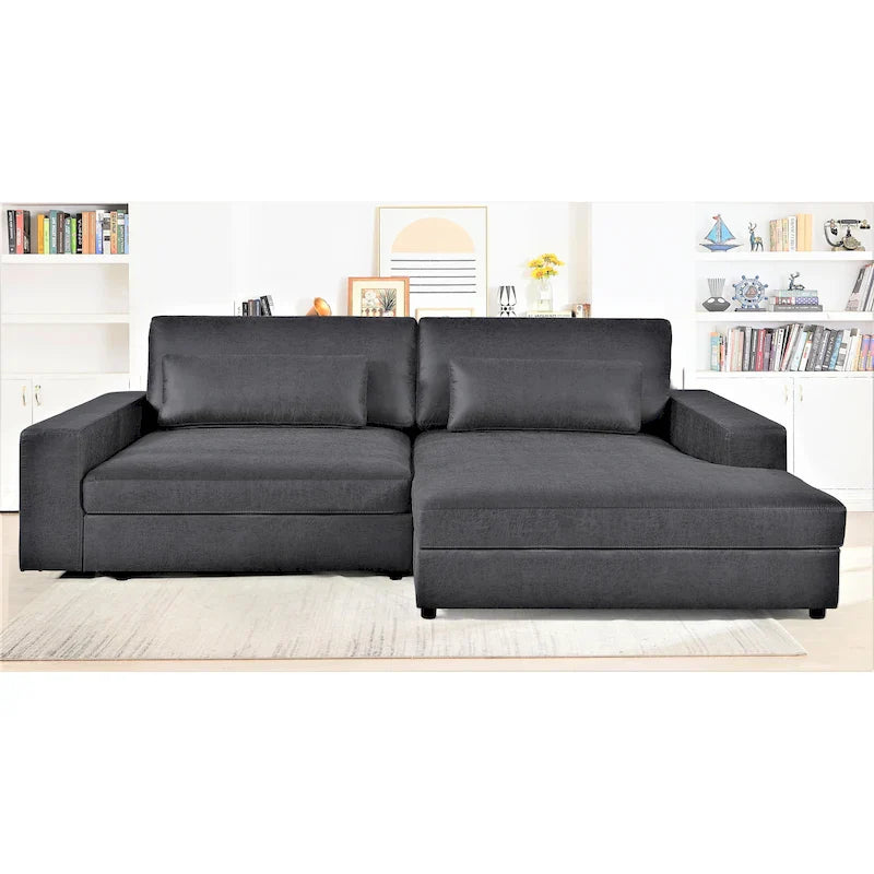 Canapé sectionnel inclinable surdimensionné US Pride Furniture de 105,52 pouces