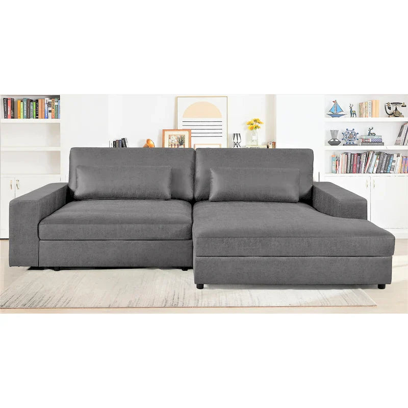 Canapé sectionnel inclinable surdimensionné US Pride Furniture de 105,52 pouces