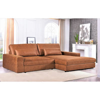 Canapé sectionnel inclinable surdimensionné US Pride Furniture de 105,52 pouces
