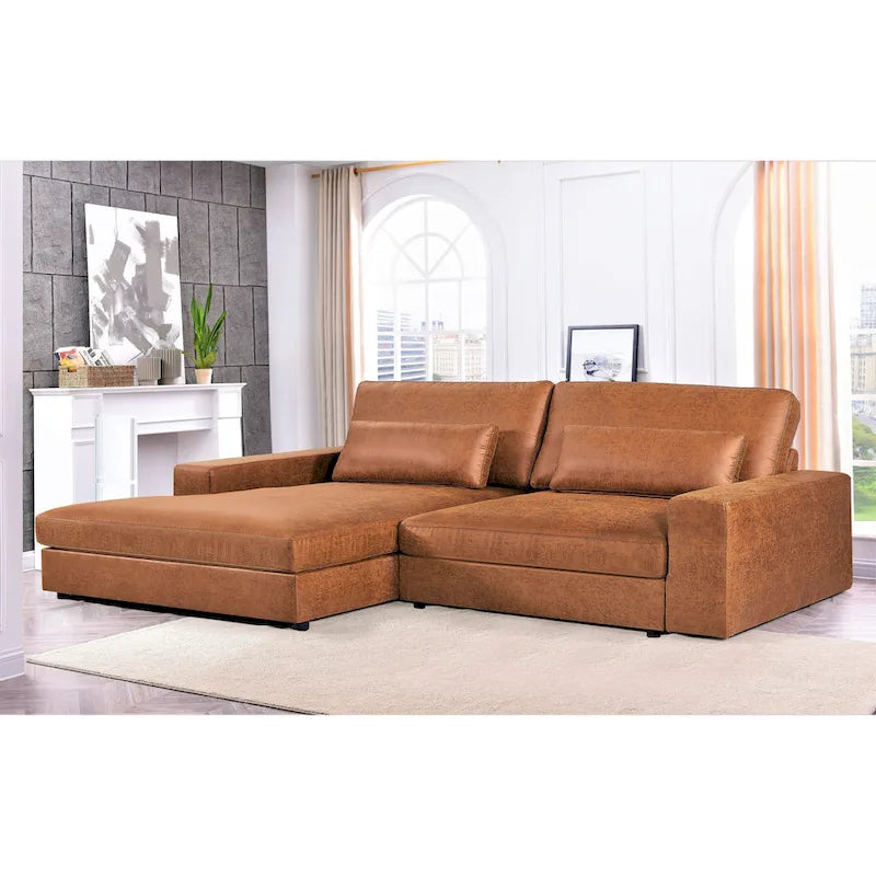 Canapé sectionnel inclinable surdimensionné US Pride Furniture de 105,52 pouces