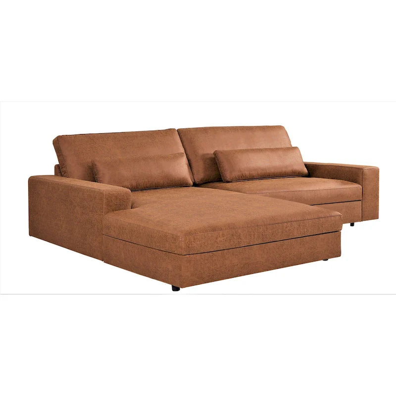 Canapé sectionnel inclinable surdimensionné US Pride Furniture de 105,52 pouces