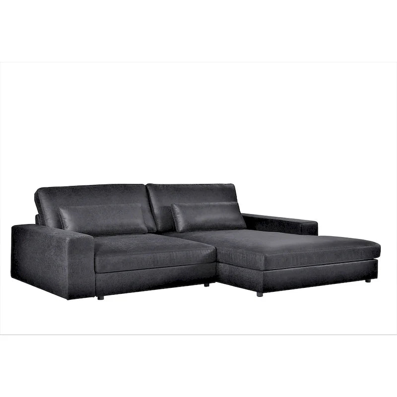 Canapé sectionnel inclinable surdimensionné US Pride Furniture de 105,52 pouces
