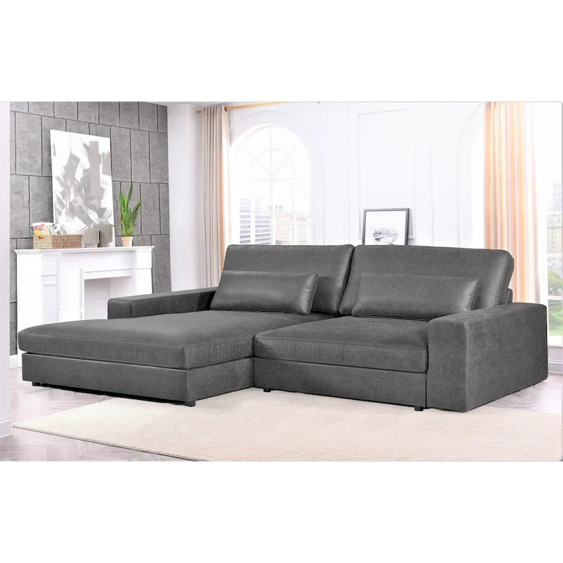 Canapé sectionnel inclinable surdimensionné US Pride Furniture de 105,52 pouces