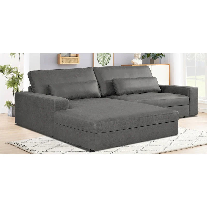 Canapé sectionnel inclinable surdimensionné US Pride Furniture de 105,52 pouces