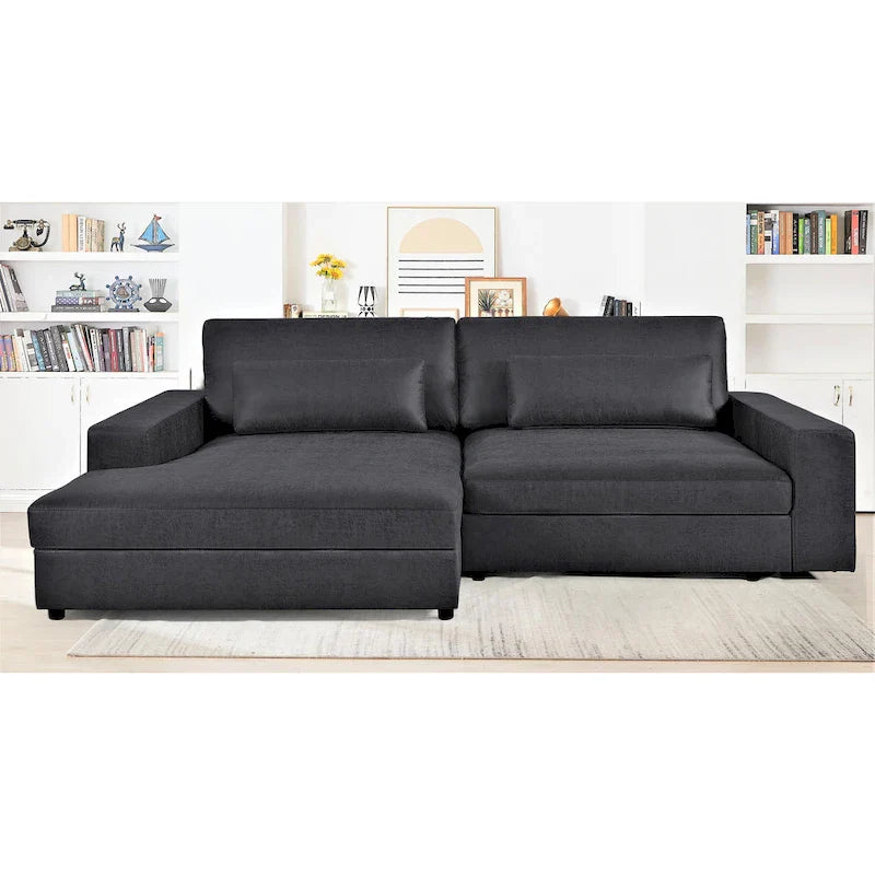 Canapé sectionnel inclinable surdimensionné US Pride Furniture de 105,52 pouces