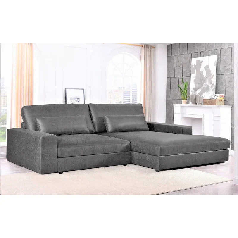 Canapé sectionnel inclinable surdimensionné US Pride Furniture de 105,52 pouces
