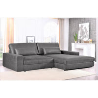 Canapé sectionnel inclinable surdimensionné US Pride Furniture de 105,52 pouces