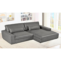 Canapé sectionnel inclinable surdimensionné US Pride Furniture de 105,52 pouces