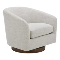 Fauteuil pivotant moderne en tissu Aurelle Home