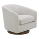 Fauteuil pivotant moderne en tissu Aurelle Home