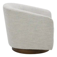 Fauteuil pivotant moderne en tissu Aurelle Home