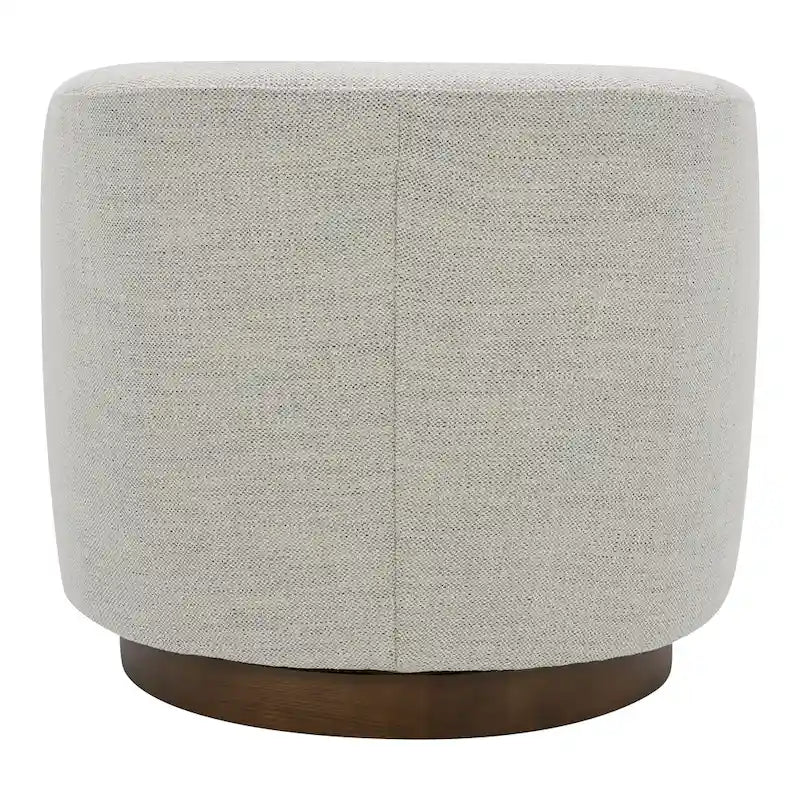 Fauteuil pivotant moderne en tissu Aurelle Home