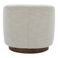 Fauteuil pivotant moderne en tissu Aurelle Home