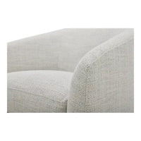 Fauteuil pivotant moderne en tissu Aurelle Home