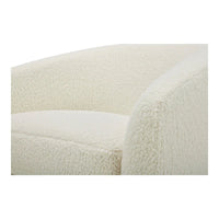 Fauteuil pivotant moderne en tissu Aurelle Home