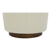 Fauteuil pivotant moderne en tissu Aurelle Home