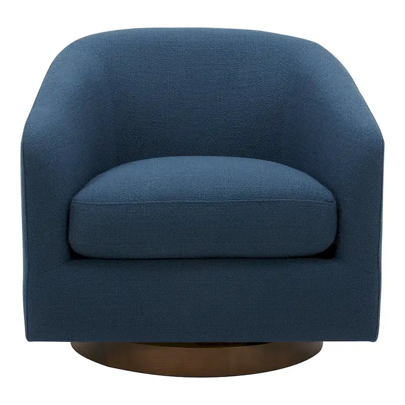 Fauteuil pivotant moderne en tissu Aurelle Home