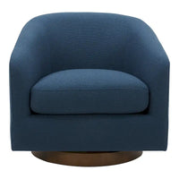 Fauteuil pivotant moderne en tissu Aurelle Home