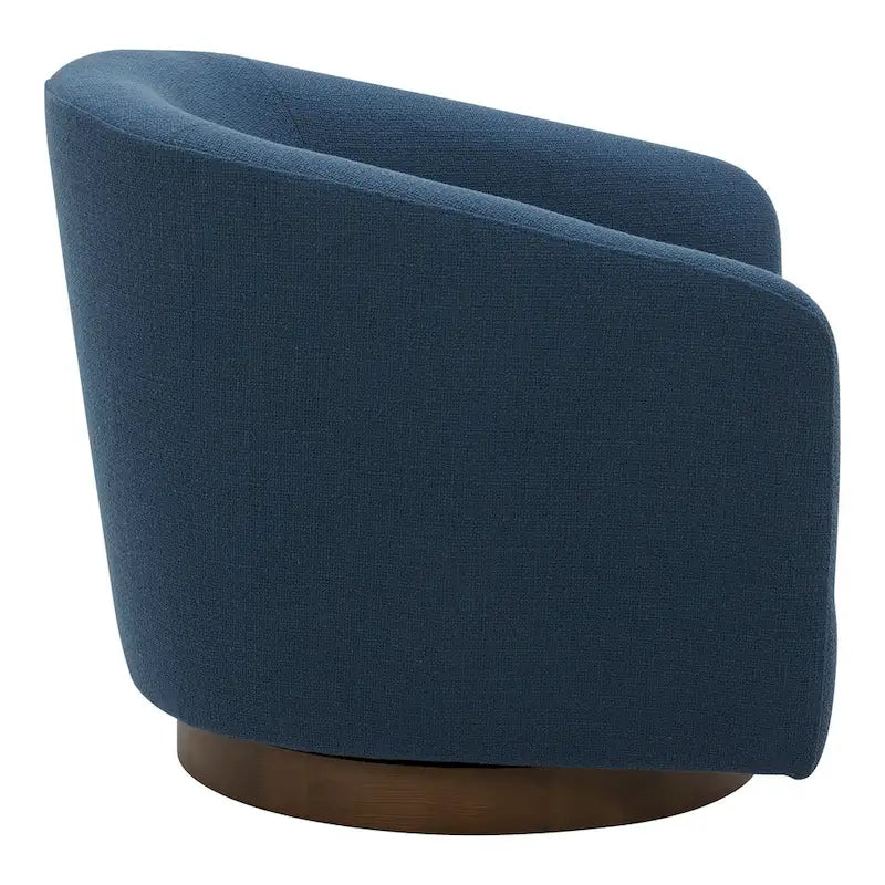Fauteuil pivotant moderne en tissu Aurelle Home