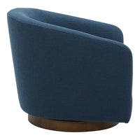 Fauteuil pivotant moderne en tissu Aurelle Home