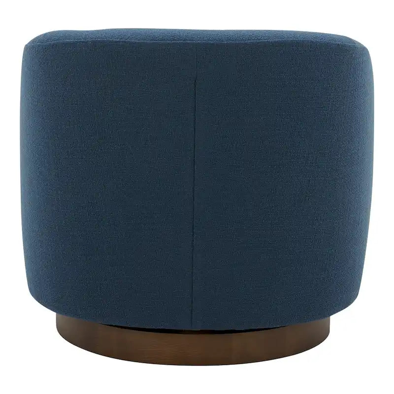 Fauteuil pivotant moderne en tissu Aurelle Home