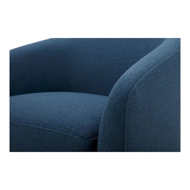 Fauteuil pivotant moderne en tissu Aurelle Home