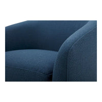 Fauteuil pivotant moderne en tissu Aurelle Home