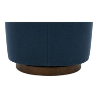 Fauteuil pivotant moderne en tissu Aurelle Home