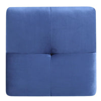 Poufs en velours touffeté Copper Grove Meharrize