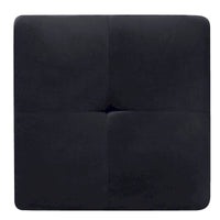 Poufs en velours touffeté Copper Grove Meharrize