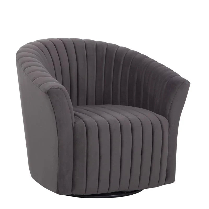 Fauteuil pivotant Grafton Home Sofia en velours 360