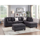 Ensemble Canapé Sectionnel 3 Pièces en Microfibre
