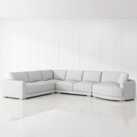 Laguna Canapé sectionnel modulable 165.5 en forme de L avec méridienne