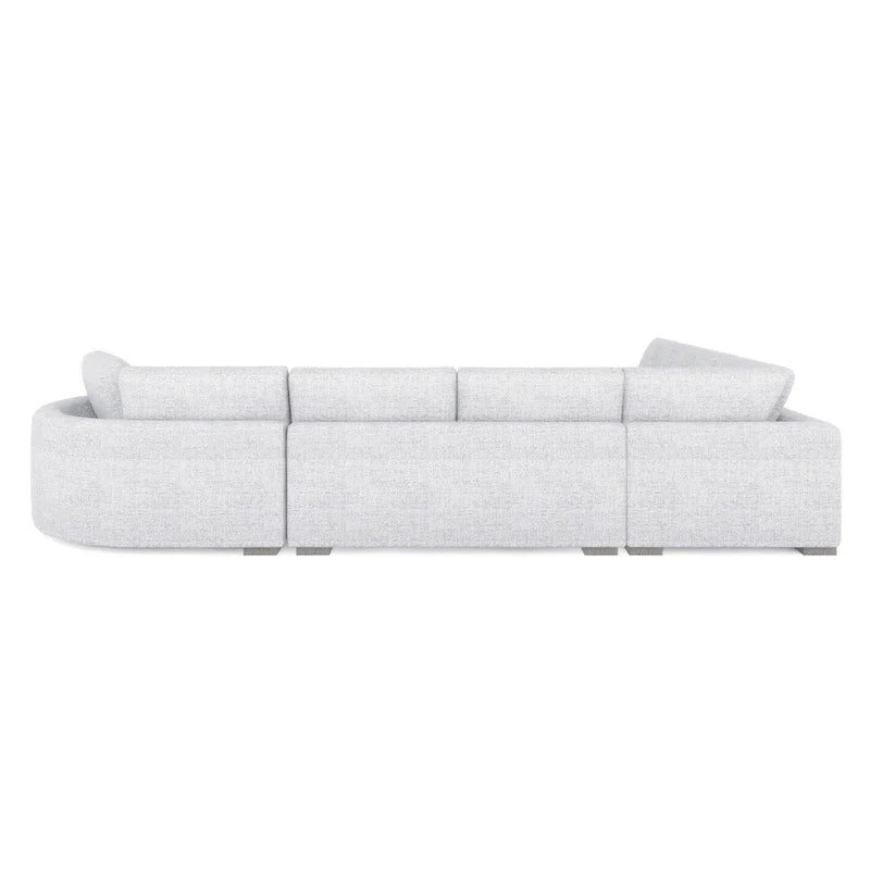 Laguna Canapé sectionnel modulable 165.5 en forme de L avec méridienne