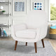 Fauteuil en velours Adrian Mid-Century par Greyson Living