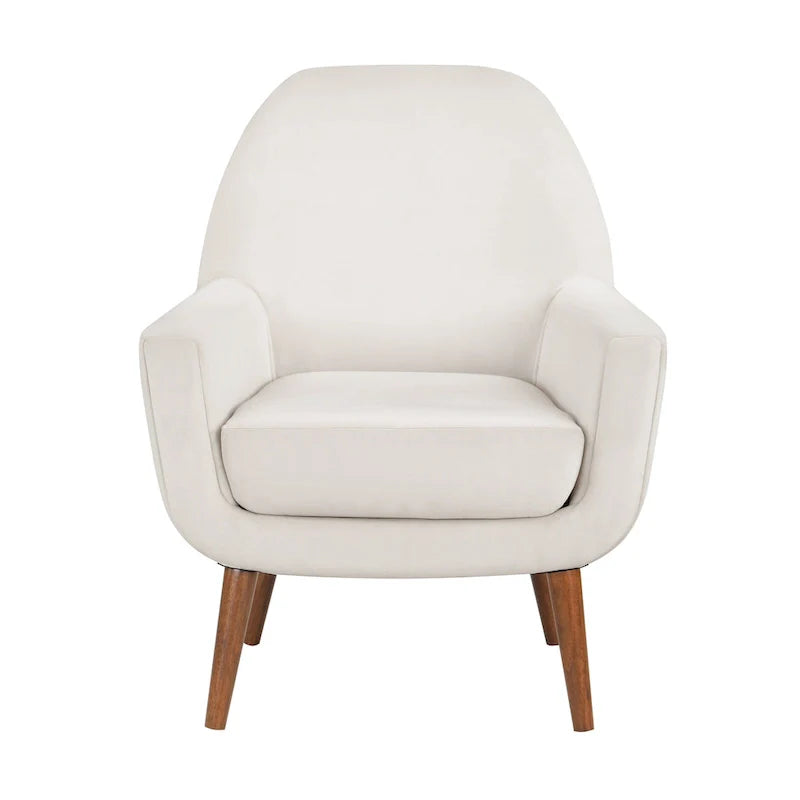 Fauteuil en velours Adrian Mid-Century par Greyson Living
