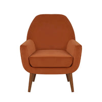 Fauteuil en velours Adrian Mid-Century par Greyson Living
