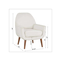 Fauteuil en velours Adrian Mid-Century par Greyson Living