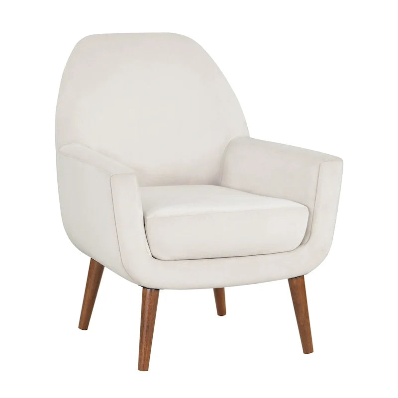 Fauteuil en velours Adrian Mid-Century par Greyson Living