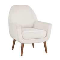 Fauteuil en velours Adrian Mid-Century par Greyson Living